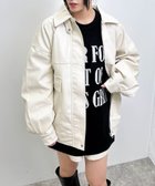 【イング/INGNI】のフェイクレザーBIGブルゾン 人気、トレンドファッション・服の通販 founy(ファニー) ファッション Fashion レディースファッション WOMEN アウター Coat Outerwear ブルゾン Blouson/Jackets おすすめ Recommend キャップ Cap ジャケット Jacket デニム Denim ビッグ Big フェイクレザー Faux Leather ブルゾン Blouson ボトム Bottom ミドル Middle ミニスカート Mini Skirt ロング Long 秋 Autumn/Fall A/W・秋冬 Aw・Autumn/Winter・Fw・Fall-Winter thumbnail アイボリー|ID: prp329100004285144 ipo3291000000030289302