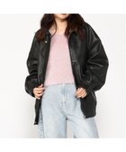 【イング/INGNI】のフェイクレザーBIGブルゾン 人気、トレンドファッション・服の通販 founy(ファニー) ファッション Fashion レディースファッション WOMEN アウター Coat Outerwear ブルゾン Blouson/Jackets おすすめ Recommend キャップ Cap ジャケット Jacket デニム Denim ビッグ Big フェイクレザー Faux Leather ブルゾン Blouson ボトム Bottom ミドル Middle ミニスカート Mini Skirt ロング Long 秋 Autumn/Fall A/W・秋冬 Aw・Autumn/Winter・Fw・Fall-Winter thumbnail クロ/A|ID: prp329100004285144 ipo3291000000030289306