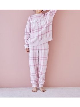 【ジェラート ピケ/gelato pique】の【ONLINE限定】チェック柄プルオーバー ロングパンツセット 人気、トレンドファッション・服の通販 founy(ファニー) ファッション Fashion レディースファッション WOMEN パンツ Pants セットアップ Set Up チェック Check フロント Front ロング Long 冬 Winter |ID:prp329100004286477