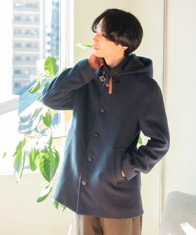 【ビームス ハート/BEAMS HEART / MEN】のフーディー スタンドカラー コート 人気、トレンドファッション・服の通販 founy(ファニー) ファッション Fashion メンズファッション MEN シンプル Simple ジャケット Jacket スタンド Stand フィット Fit メルトン Melton レギュラー Regular 冬 Winter エレガント 上品 Elegant |ID:prp329100004287007