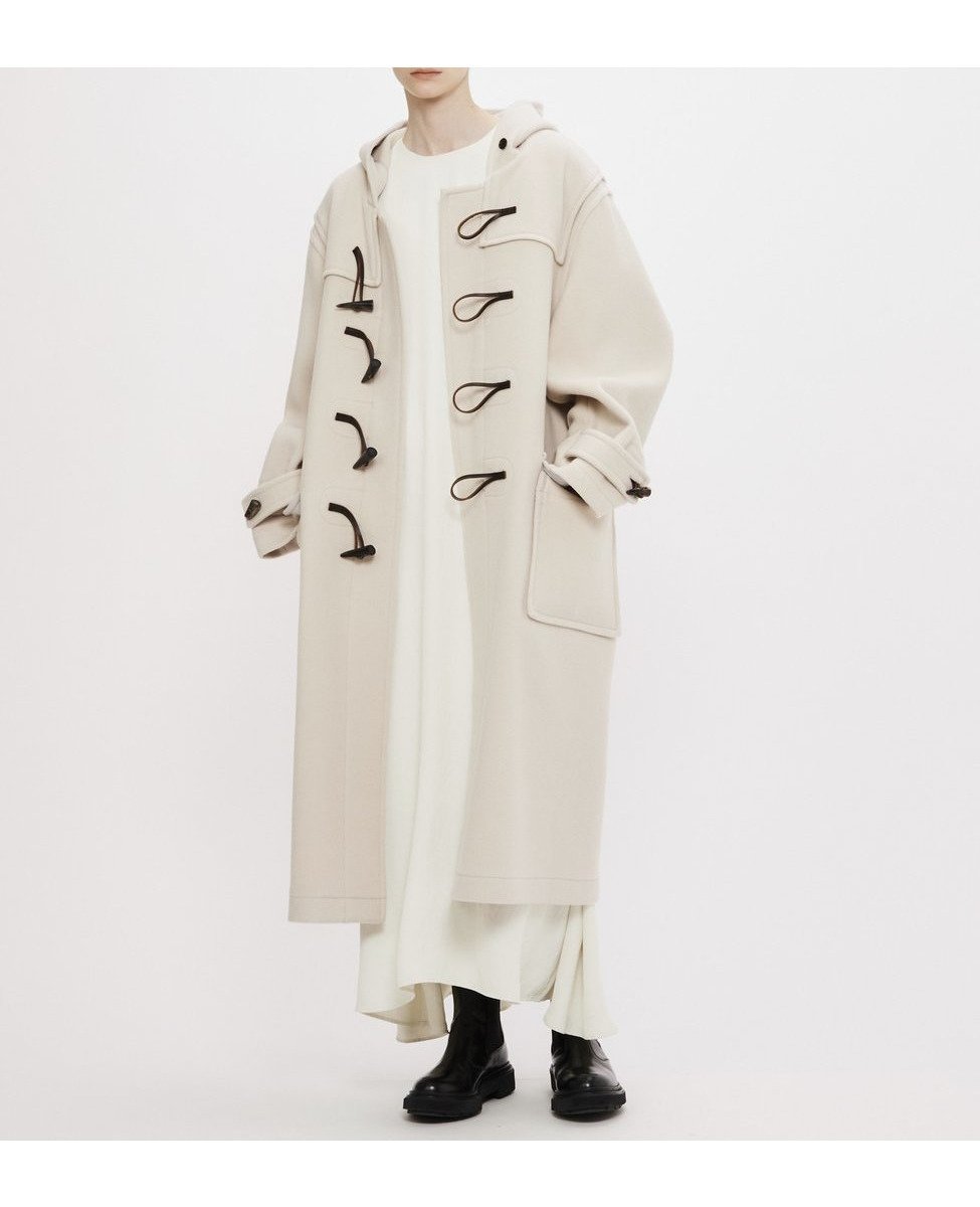 【その他のブランド/Other】の【MONTGOMERY/モンゴメリー】Kennington Pile Melton Duffle Coat 24AW インテリア・キッズ・メンズ・レディースファッション・服の通販 founy(ファニー) 　ファッション　Fashion　レディースファッション　WOMEN　アウター　Coat Outerwear　コート　Coats　ダッフルコート　Duffle Coats　ダッフルコート　Duffel Coat　ドレープ　Drape　定番　Standard　メルトン　Melton　冬　Winter　A/W・秋冬　Aw・Autumn/Winter・Fw・Fall-Winter　2023年　2023　2024年　2024　2023-2024秋冬・A/W　Aw/Autumn/Winter//Fw/Fall-Winter/2023-2024　2024-2025秋冬・A/W　Aw/Autumn/Winter/Fw/Fall/2024-2025　IVORY|ID: prp329100004287519 ipo3291000000029759599