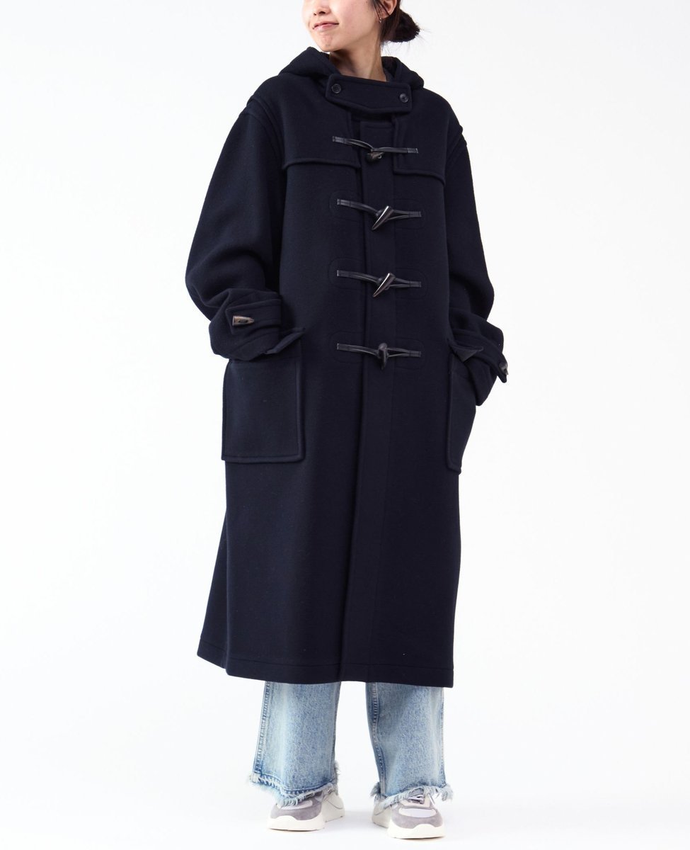 【その他のブランド/Other】の【MONTGOMERY/モンゴメリー】Kennington Pile Melton Duffle Coat 24AW インテリア・キッズ・メンズ・レディースファッション・服の通販 founy(ファニー) 　ファッション　Fashion　レディースファッション　WOMEN　アウター　Coat Outerwear　コート　Coats　ダッフルコート　Duffle Coats　ダッフルコート　Duffel Coat　ドレープ　Drape　定番　Standard　メルトン　Melton　冬　Winter　A/W・秋冬　Aw・Autumn/Winter・Fw・Fall-Winter　2023年　2023　2024年　2024　2023-2024秋冬・A/W　Aw/Autumn/Winter//Fw/Fall-Winter/2023-2024　2024-2025秋冬・A/W　Aw/Autumn/Winter/Fw/Fall/2024-2025　NAVY|ID: prp329100004287519 ipo3291000000029759607