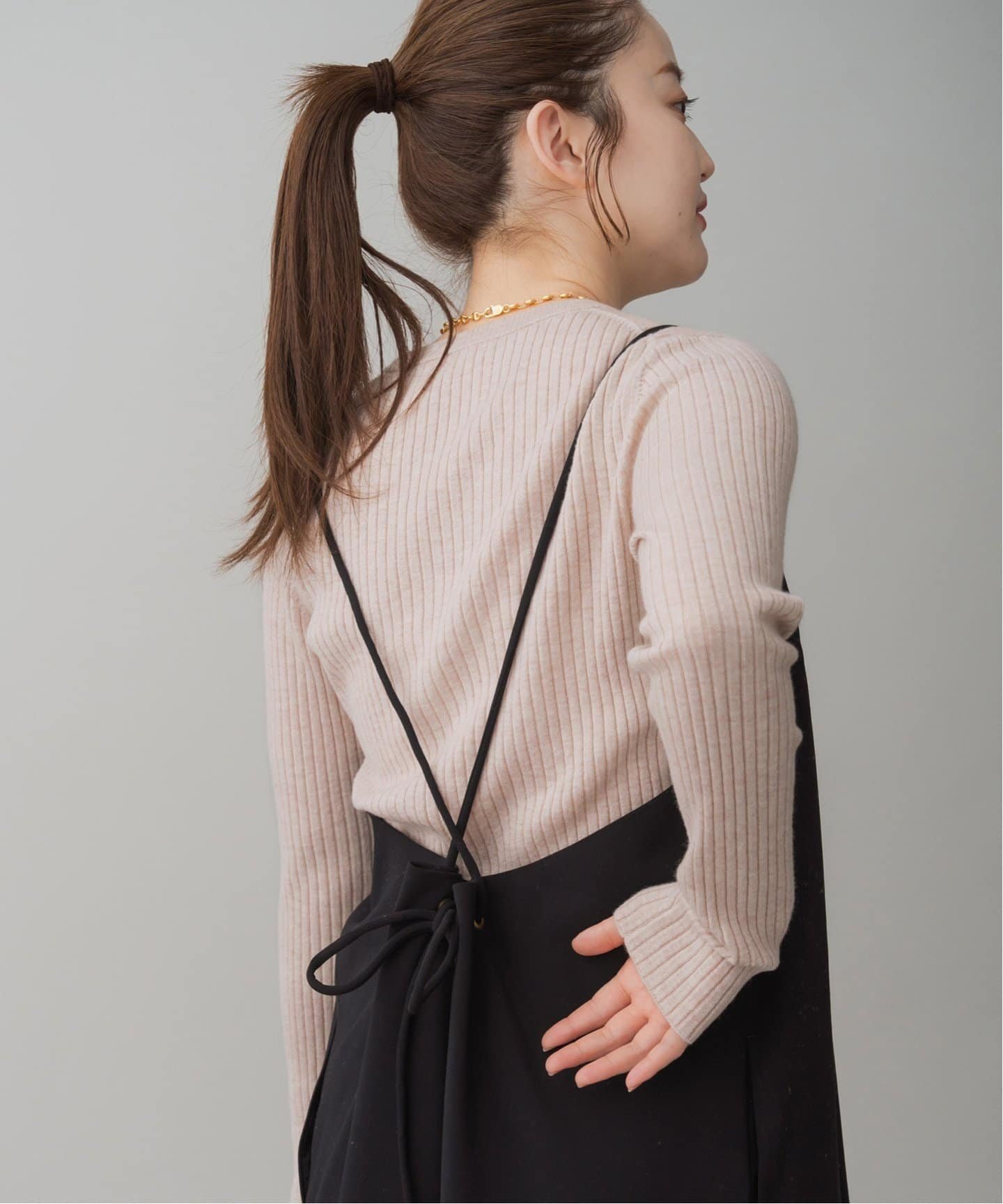 【イエナ/IENA】のイタリア糸 RIB クループルオーバー 人気、トレンドファッション・服の通販 founy(ファニー) 　ファッション　Fashion　レディースファッション　WOMEN　トップス・カットソー　Tops/Tshirt　プルオーバー　Pullover　2024年　2024　2024-2025秋冬・A/W　Aw/Autumn/Winter/Fw/Fall/2024-2025　イタリア　Italy　インナー　Inner　シンプル　Simple　ベーシック　Basic　 other-1|ID: prp329100004287537 ipo3291000000029759674