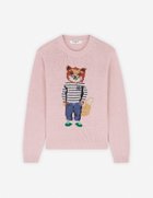 【メゾン キツネ/MAISON KITSUNE】のDRESSED FOX INTARSIA JUMPER 人気、トレンドファッション・服の通販 founy(ファニー) ファッション Fashion レディースファッション WOMEN ワンピース Dress ドレス Party Dresses A/W・秋冬 Aw・Autumn/Winter・Fw・Fall-Winter 冬 Winter セーター Sweater フロント Front 長袖 Long Sleeve thumbnail LIGHT PINK|ID: prp329100004287572 ipo3291000000029759849