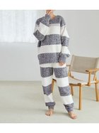 【ジェラート ピケ/gelato pique】のパウダーメランジボーダーロングパンツ 人気、トレンドファッション・服の通販 founy(ファニー) ファッション Fashion レディースファッション WOMEN パンツ Pants おすすめ Recommend ギフト プレゼント Gift Present パウダー Powder ボーダー Border ロング Long thumbnail NVY[089]|ID: prp329100004287621 ipo3291000000029964624