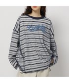 【ニコアンド/niko and】のロゴアソートチュールTシャツ 人気、トレンドファッション・服の通販 founy(ファニー) ファッション Fashion レディースファッション WOMEN トップス・カットソー Tops/Tshirt シャツ/ブラウス Shirts/Blouses ロング / Tシャツ T-Shirts インナー Inner シンプル Simple チュール Tulle フェミニン Feminine thumbnail ネイビー88|ID: prp329100004287754 ipo3291000000030117214