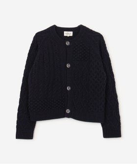 【ビショップ/Bshop】のケーブルニット クルーネックカーディガン WOMEN 人気、トレンドファッション・服の通販 founy(ファニー) ファッション Fashion レディースファッション WOMEN トップス・カットソー Tops/Tshirt ニット Knit Tops カーディガン Cardigans テクスチャー Texture フィット Fit レギュラー Regular |ID:prp329100004288033