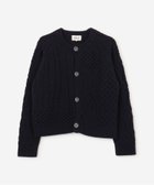 【ビショップ/Bshop】のケーブルニット クルーネックカーディガン WOMEN 人気、トレンドファッション・服の通販 founy(ファニー) ファッション Fashion レディースファッション WOMEN トップス・カットソー Tops/Tshirt ニット Knit Tops カーディガン Cardigans テクスチャー Texture フィット Fit レギュラー Regular thumbnail DKNAVY|ID: prp329100004288033 ipo3291000000030099745