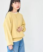 【コーエン/COEN】のカラーメランジクルーネックニット(WEB限定カラー) YELLOW|ID: prp329100004288628 ipo3291000000029907492