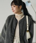 【フリークスストア/FREAK'S STORE】のカットボアショートジャケット 24AW 人気、トレンドファッション・服の通販 founy(ファニー) ファッション Fashion レディースファッション WOMEN アウター Coat Outerwear ジャケット Jackets 2024年 2024 2024-2025秋冬・A/W Aw/Autumn/Winter/Fw/Fall/2024-2025 冬 Winter カーディガン Cardigan ジャケット Jacket バランス Balance パイピング Piping ブルゾン Blouson A/W・秋冬 Aw・Autumn/Winter・Fw・Fall-Winter 軽量 Lightweight thumbnail グレー|ID: prp329100004291443 ipo3291000000030262232