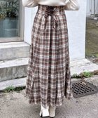 【イング/INGNI】のBackレースUPマーメイドSK 人気、トレンドファッション・服の通販 founy(ファニー) ファッション Fashion レディースファッション WOMEN スカート Skirt ギンガム Gingham サイドジップ Side Zip シンプル Simple チェック Check フロント Front マーメイド Mermaid レース Race ロング Long 無地 Plain Color thumbnail ブラウン/チェック|ID: prp329100004291700 ipo3291000000029778907