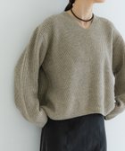 【アーバンリサーチ/URBAN RESEARCH】のHAMILTON WOOL 畦Vネックニット BEIGE|ID: prp329100004292100 ipo3291000000030035360