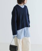 【アーバンリサーチ/URBAN RESEARCH】のHAMILTON WOOL 畦Vネックニット NAVY|ID: prp329100004292100 ipo3291000000030035361