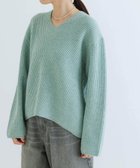 【アーバンリサーチ/URBAN RESEARCH】のHAMILTON WOOL 畦Vネックニット SAX|ID: prp329100004292100 ipo3291000000030035363