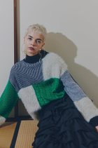 【ローズバッド/ROSE BUD】のブロッキングニット 人気、トレンドファッション・服の通販 founy(ファニー) ファッション Fashion レディースファッション WOMEN トップス・カットソー Tops/Tshirt ニット Knit Tops ブロッキング Blocking ベーシック Basic thumbnail グリーン|ID: prp329100004292299 ipo3291000000030145203