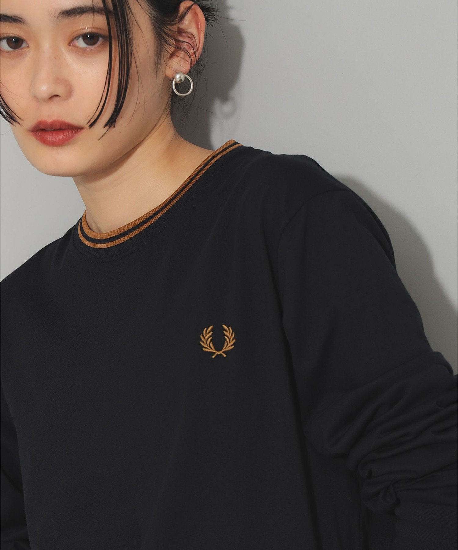 【ビームス ウイメン/BEAMS】のFRED PERRY / Twin Tipped Long Sleeve T-Shirt 人気、トレンドファッション・服の通販 founy(ファニー) 　ファッション　Fashion　レディースファッション　WOMEN　トップス・カットソー　Tops/Tshirt　シャツ/ブラウス　Shirts/Blouses　ロング / Tシャツ　T-Shirts　おすすめ　Recommend　シンプル　Simple　ジャージー　Jersey　スラックス　Slacks　デニム　Denim　フィット　Fit　レギュラー　Regular　エレガント 上品　Elegant　軽量　Lightweight　 other-1|ID: prp329100004292840 ipo3291000000029784136