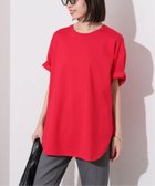 【スローブ イエナ/SLOBE IENA】のラウンドヘムTシャツ 人気、トレンドファッション・服の通販 founy(ファニー) ファッション Fashion レディースファッション WOMEN トップス・カットソー Tops/Tshirt シャツ/ブラウス Shirts/Blouses ロング / Tシャツ T-Shirts 2024年 2024 2024-2025秋冬・A/W Aw/Autumn/Winter/Fw/Fall/2024-2025 おすすめ Recommend アクセサリー Accessories シンプル Simple スリーブ Sleeve ハーフ Half バランス Balance thumbnail レッド|ID: prp329100004292898 ipo3291000000030074860