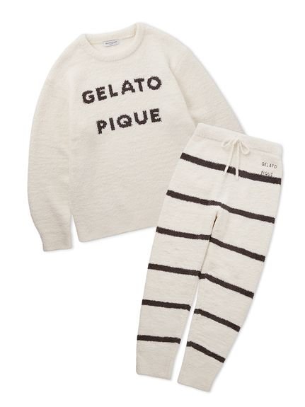 【ジェラートピケ オム/GELATO PIQUE HOMME / MEN】の【HOMME】パウダーロゴジャガードプルオーバー ロングパンツセット インテリア・キッズ・メンズ・レディースファッション・服の通販 founy(ファニー) https://founy.com/ ファッション Fashion メンズファッション MEN トップス・カットソー Tops/Tshirt/Men おすすめ Recommend ギフト プレゼント Gift Present セットアップ Set Up パウダー Powder プレーン Plane ボトム Bottom ボーダー Border ロング Long 冬 Winter |ID: prp329100004294518 ipo3291000000030067768