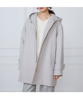 【イネド/INED】のメルトンフードコート 人気、トレンドファッション・服の通販 founy(ファニー) ファッション Fashion レディースファッション WOMEN アウター Coat Outerwear コート Coats インナー Inner シンプル Simple バランス Balance フロント Front ボトム Bottom ポケット Pocket |ID:prp329100004294629