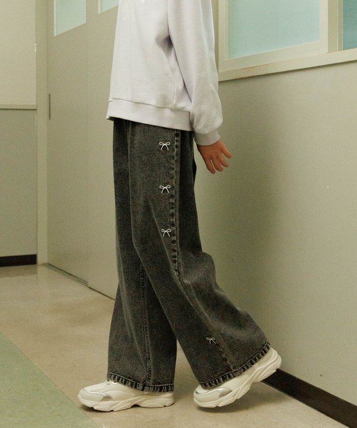 【グローバルワーク/GLOBAL WORK / KIDS】のGOODデニムワイドアソート/キッズ/147408 インテリア・キッズ・メンズ・レディースファッション・服の通販 founy(ファニー) https://founy.com/ ファッション Fashion キッズファッション Fashion for Kids カットオフ Cut-Off Design ケミカル Chemical, Chemical Wash シンプル Simple, Minimal ダメージ Distressed, Destroyed デニム Denim, Jeans Material トレンド Trend, Trending Now 人気 Popular, Best Seller プリント Print, Printed Pattern ポケット Pocket, Pocket Detail リボン Ribbon, Bow ワイド Wide, Wide Fit |ID: prp329100004294685 ipo3291000000034276706