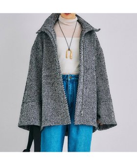 【アダム エ ロペ/ADAM ET ROPE'】の【WEB限定】スタンドカラーコクーンミドルコート 人気、トレンドファッション・服の通販 founy(ファニー) ファッション Fashion レディースファッション WOMEN アウター Coat Outerwear コート Coats カフス Cuffs スタンド Stand ツィード Tweed ツイード Tweed トレンド Trend フロント Front ヘリンボーン Herringbone ボトム Bottom ポケット Pocket ミドル Middle ワイド Wide A/W・秋冬 Aw・Autumn/Winter・Fw・Fall-Winter 2025年 2025 |ID:prp329100004294717