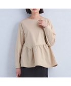 【その他のブランド/Other】のアシンメトリー ペプラム ドッキング プルオーバー カットソー BEIGE|ID: prp329100004295307 ipo3291000000030144253