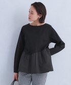 【その他のブランド/Other】のアシンメトリー ペプラム ドッキング プルオーバー カットソー BLACK|ID: prp329100004295307 ipo3291000000030144255