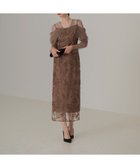 【その他のブランド/Other】のチュールロングスリーブリーフIラインドレス BROWN|ID: prp329100004296239 ipo3291000000030520791