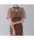 【その他のブランド/Other】のストーンパイピングボレロ付き2wayマーメイドフレアロングドレス BROWN|ID: prp329100004296290 ipo3291000000030130120