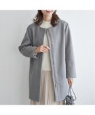 【イッカ/ikka】のウールライクストレッチフードコート 人気、トレンドファッション・服の通販 founy(ファニー) ファッション Fashion レディースファッション WOMEN アウター Coat Outerwear コート Coats ジップ Zip ストレッチ Stretch 人気 Popularity ミドル Middle メルトン Melton thumbnail グレー|ID: prp329100004301464 ipo3291000000030908577