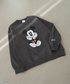 【コーエン/COEN】の【Disney/ディズニー】coen限定 裏起毛BIGプリントスウェット DK.GRAY|ID:prp329100004302002