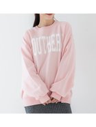 【コカ/COCA】のポリエステルコットン裏起毛アソートカレッジスウェット Pink|ID:prp329100004302091