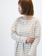 【テチチ/Te chichi】のボートネックボーダーワイドトップス 人気、トレンドファッション・服の通販 founy(ファニー) ファッション Fashion レディースファッション WOMEN トップス・カットソー Tops/Tshirt シンプル Simple ボーダー Border ワイド Wide thumbnail ベージュ|ID: prp329100004302094 ipo3291000000030515840