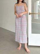 【スナイデル ホーム/SNIDEL HOME】のチェックノースリワンピース 人気、トレンドファッション・服の通販 founy(ファニー) ファッション Fashion レディースファッション WOMEN ワンピース Dress おすすめ Recommend カーディガン Cardigan コンパクト Compact ジャカード Jacquard チェック Check ツィード Tweed デコルテ Decolletage ノースリーブ No Sleeve フレア Flare ラップ Wrap ラベンダー Lavender thumbnail LAV[071]|ID: prp329100004303318 ipo3291000000029834215