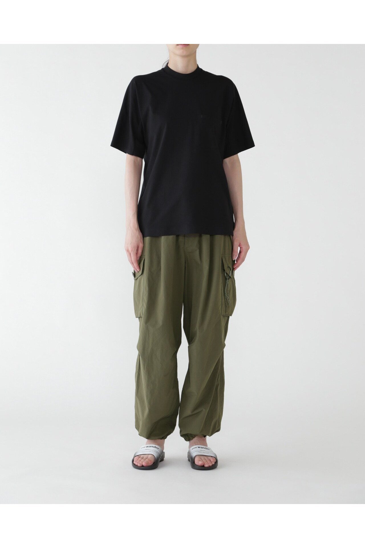 【アンドワンダー/and wander】のplain base SS T インテリア・キッズ・メンズ・レディースファッション・服の通販 founy(ファニー) 　ファッション　Fashion　レディースファッション　WOMEN　ストレッチ　Stretch　ビジネス 仕事 通勤　Business　black|ID: prp329100004303560 ipo3291000000029884310