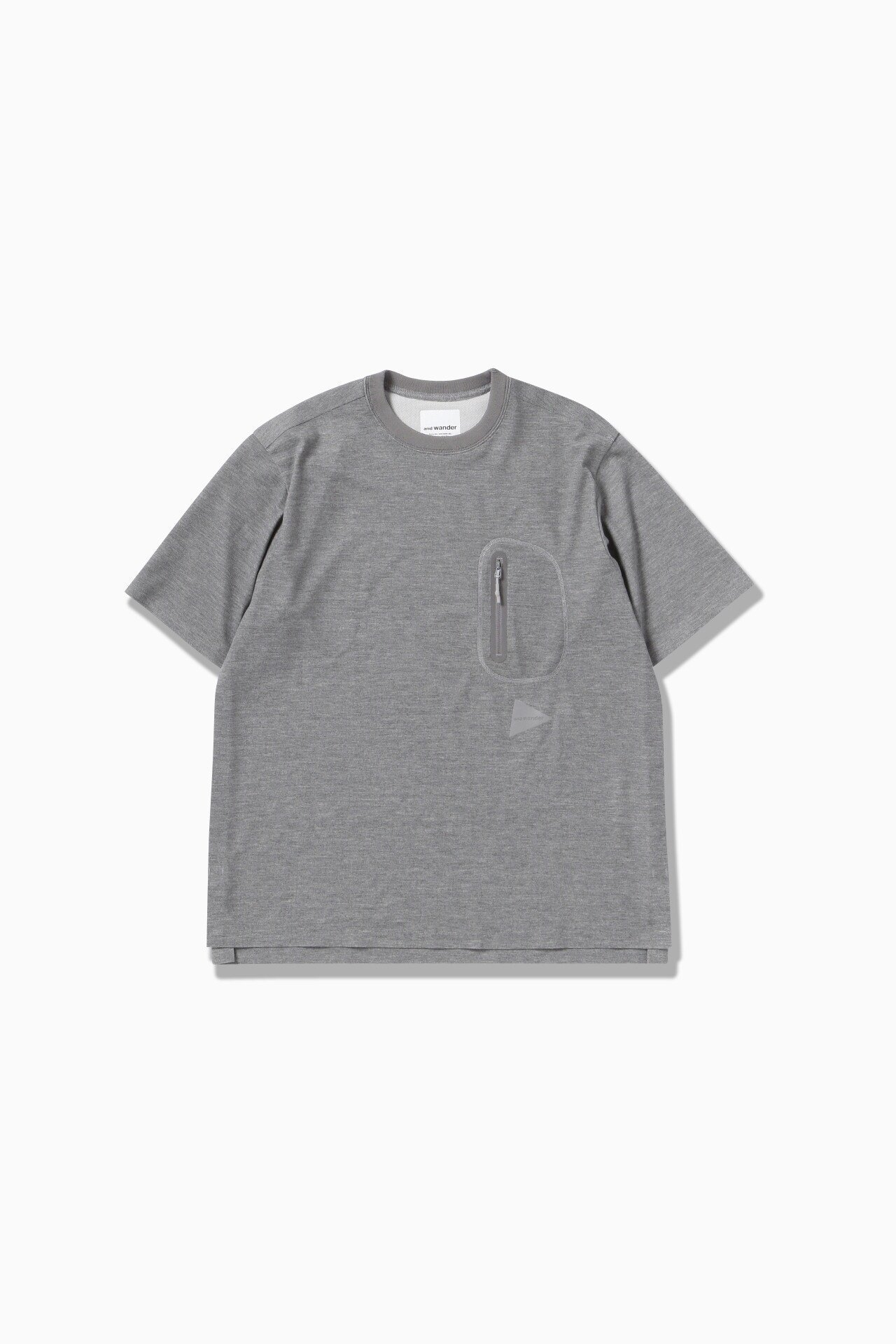 【アンドワンダー/and wander】のpolyester seamless SS T インテリア・キッズ・メンズ・レディースファッション・服の通販 founy(ファニー) 　ファッション　Fashion　レディースファッション　WOMEN　gray|ID: prp329100004303632 ipo3291000000029884187