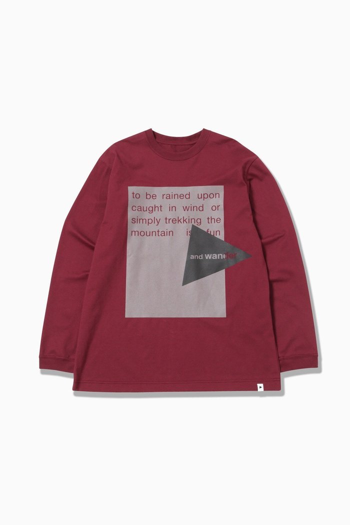 【アンドワンダー/and wander】のreflective logo LS T インテリア・キッズ・メンズ・レディースファッション・服の通販 founy(ファニー) https://founy.com/ ファッション Fashion レディースファッション WOMEN フィット Fit プリント Print レギュラー Regular ワーク Work |ID: prp329100004303643 ipo3291000000029884249