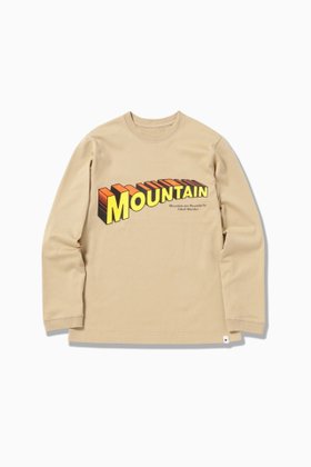 【アンドワンダー/and wander】 MOUNTAIN by JERRY UKAI long sleeve T人気、トレンドファッション・服の通販 founy(ファニー) ファッション Fashion レディースファッション WOMEN トップス・カットソー Tops/Tshirt プリント Print |ID:prp329100004303644