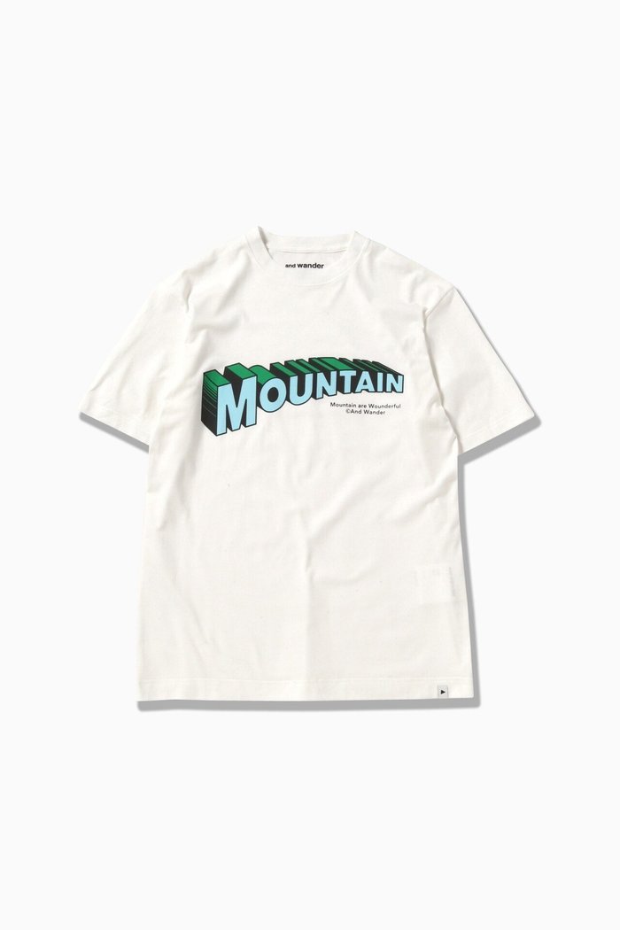 【アンドワンダー/and wander】のMOUNTAIN by JERRY UKAI short sleeve T インテリア・キッズ・メンズ・レディースファッション・服の通販 founy(ファニー) https://founy.com/ ファッション Fashion レディースファッション WOMEN トップス・カットソー Tops/Tshirt プリント Print |ID: prp329100004303650 ipo3291000000029884279