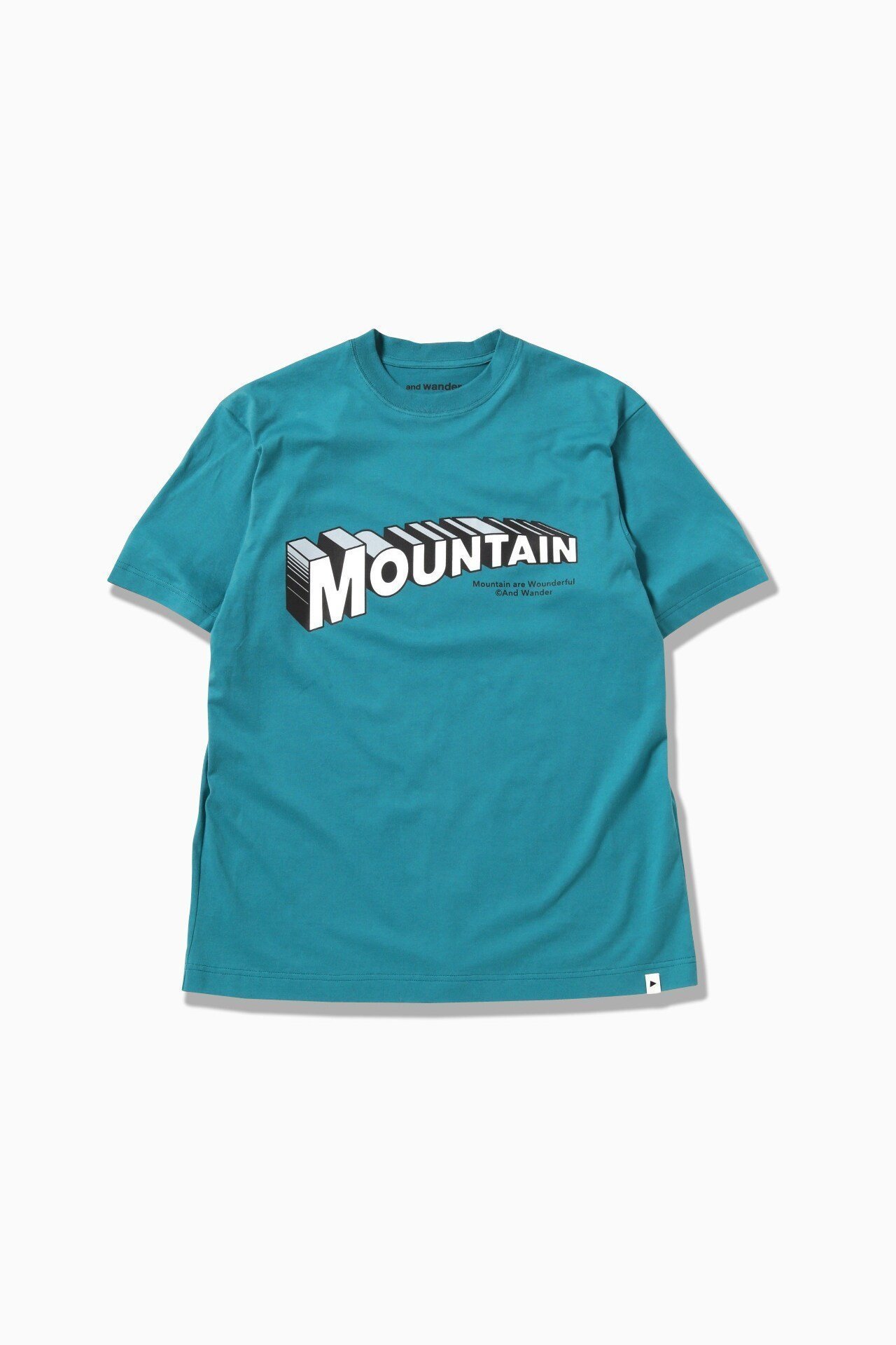 【アンドワンダー/and wander】のMOUNTAIN by JERRY UKAI short sleeve T インテリア・キッズ・メンズ・レディースファッション・服の通販 founy(ファニー) 　ファッション　Fashion　レディースファッション　WOMEN　トップス・カットソー　Tops/Tshirt　プリント　Print　blue|ID: prp329100004303650 ipo3291000000029884282