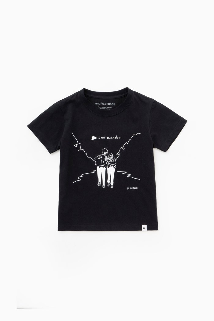 【アンドワンダー/and wander】のYu Nagaba printed T kids インテリア・キッズ・メンズ・レディースファッション・服の通販 founy(ファニー) https://founy.com/ ファッション Fashion レディースファッション WOMEN イラスト Illustration プリント Print |ID: prp329100004303653 ipo3291000000029884303