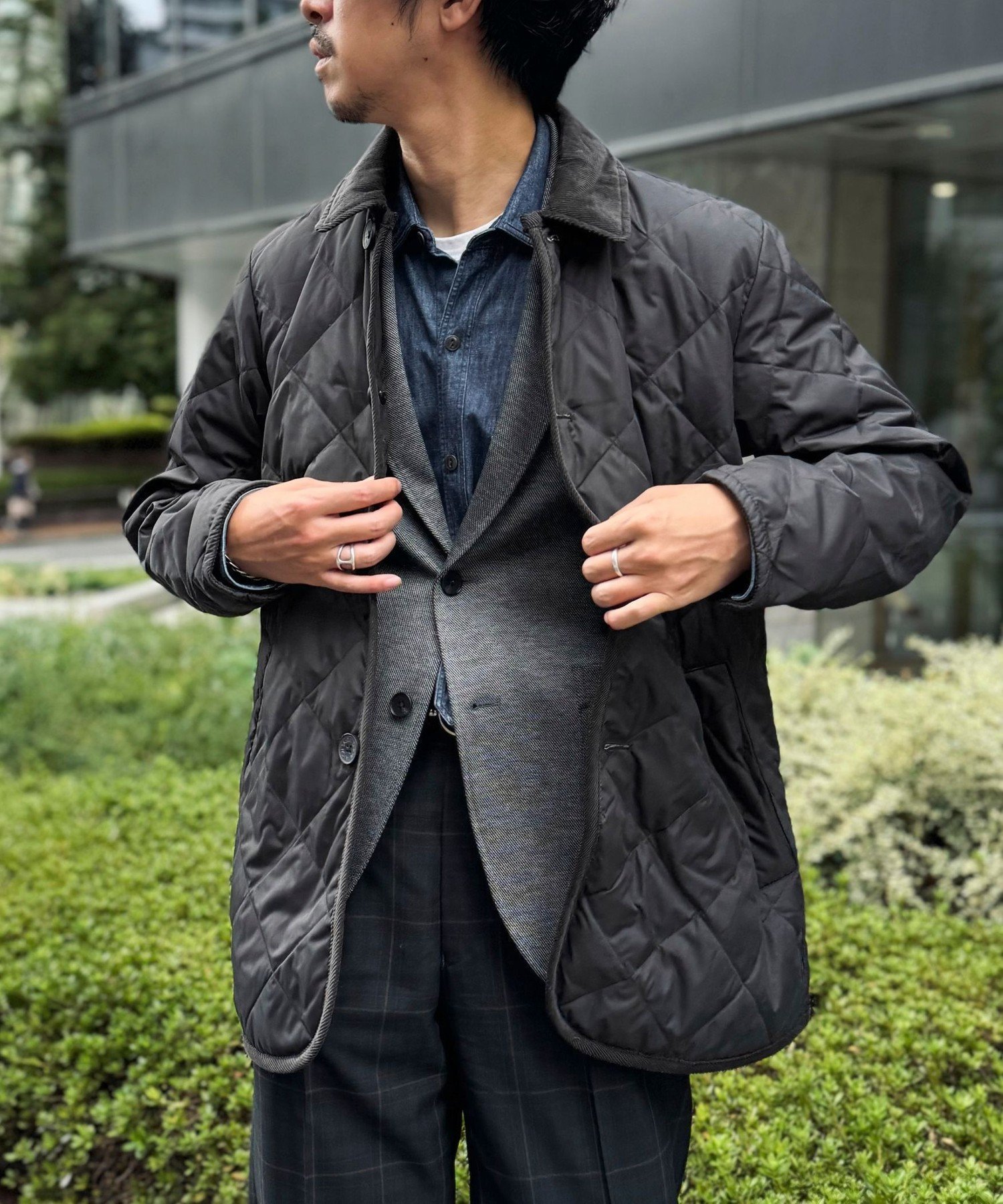 【その他のブランド/Other】の【TAION/タイオン】別注キルティングダウンジャケット 24AW 人気、トレンドファッション・服の通販 founy(ファニー) 　ファッション　Fashion　メンズファッション　MEN　コーデュロイ　Corduroy　シンプル　Simple　ジャケット　Jacket　ダウン　Down　デニム　Denim　パイピング　Piping　パターン　Pattern　パーカー　Hoodie　別注　Special Order　冬　Winter　おすすめ　Recommend　2024年　2024　ビジネス 仕事 通勤　Business　2024-2025秋冬・A/W　Aw/Autumn/Winter/Fw/Fall/2024-2025　 other-1|ID: prp329100004304069 ipo3291000000030150329