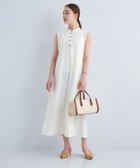 【その他のブランド/Other】の撥水 ノースリーブ ベルト ワンピース ホワイト WHITE|ID: prp329100004304095 ipo3291000000029843198