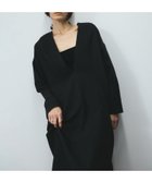 【サロン アダム エ ロペ/SALON adam et rope'】のオーガニックコットンダブルガーゼワンピース 人気、トレンドファッション・服の通販 founy(ファニー) ファッション Fashion レディースファッション WOMEN ワンピース Dress スリット Slit ダブル Double デニム Denim ドレープ Drape ペチコート Petticoat ポケット Pocket おすすめ Recommend thumbnail ブラック(01)|ID: prp329100004304146 ipo3291000000030443764