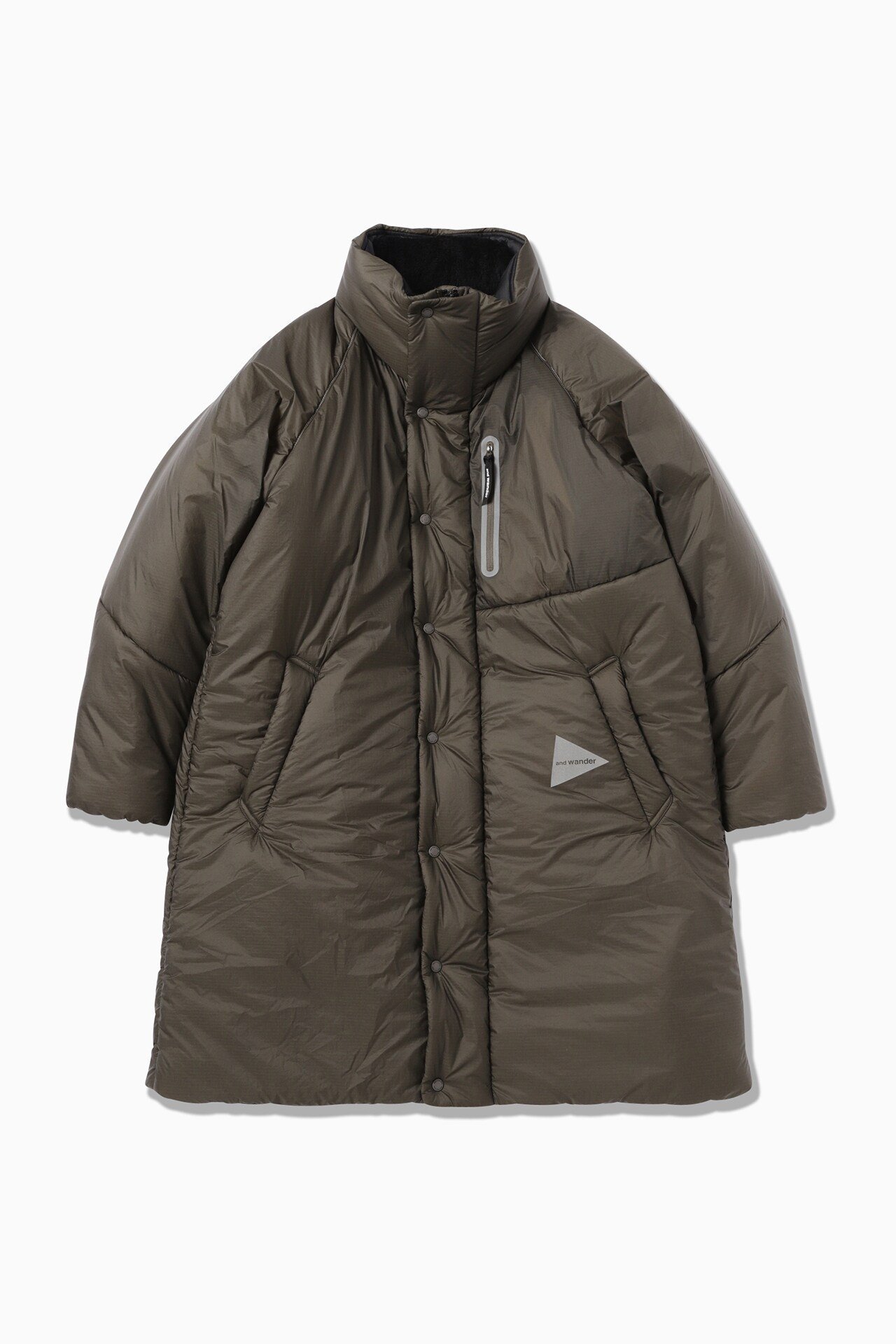 【アンドワンダー/and wander】のPRIMALOFT rip coat インテリア・キッズ・メンズ・レディースファッション・服の通販 founy(ファニー) 　ファッション　Fashion　レディースファッション　WOMEN　アウター　Coat Outerwear　コート　Coats　リップ　Lip　軽量　Lightweight　khaki|ID: prp329100004304278 ipo3291000000029844415