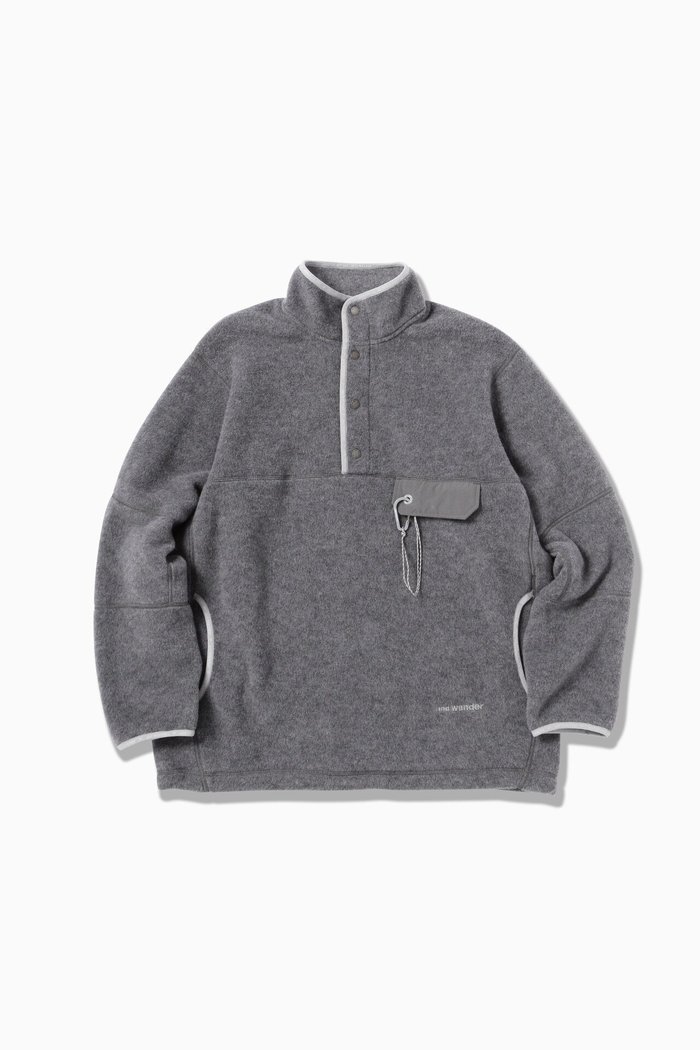 【アンドワンダー/and wander】のwool fleece pullover インテリア・キッズ・メンズ・レディースファッション・服の通販 founy(ファニー) https://founy.com/ ファッション Fashion レディースファッション WOMEN トップス・カットソー Tops/Tshirt プルオーバー Pullover リラックス Relax |ID: prp329100004304334 ipo3291000000029844585