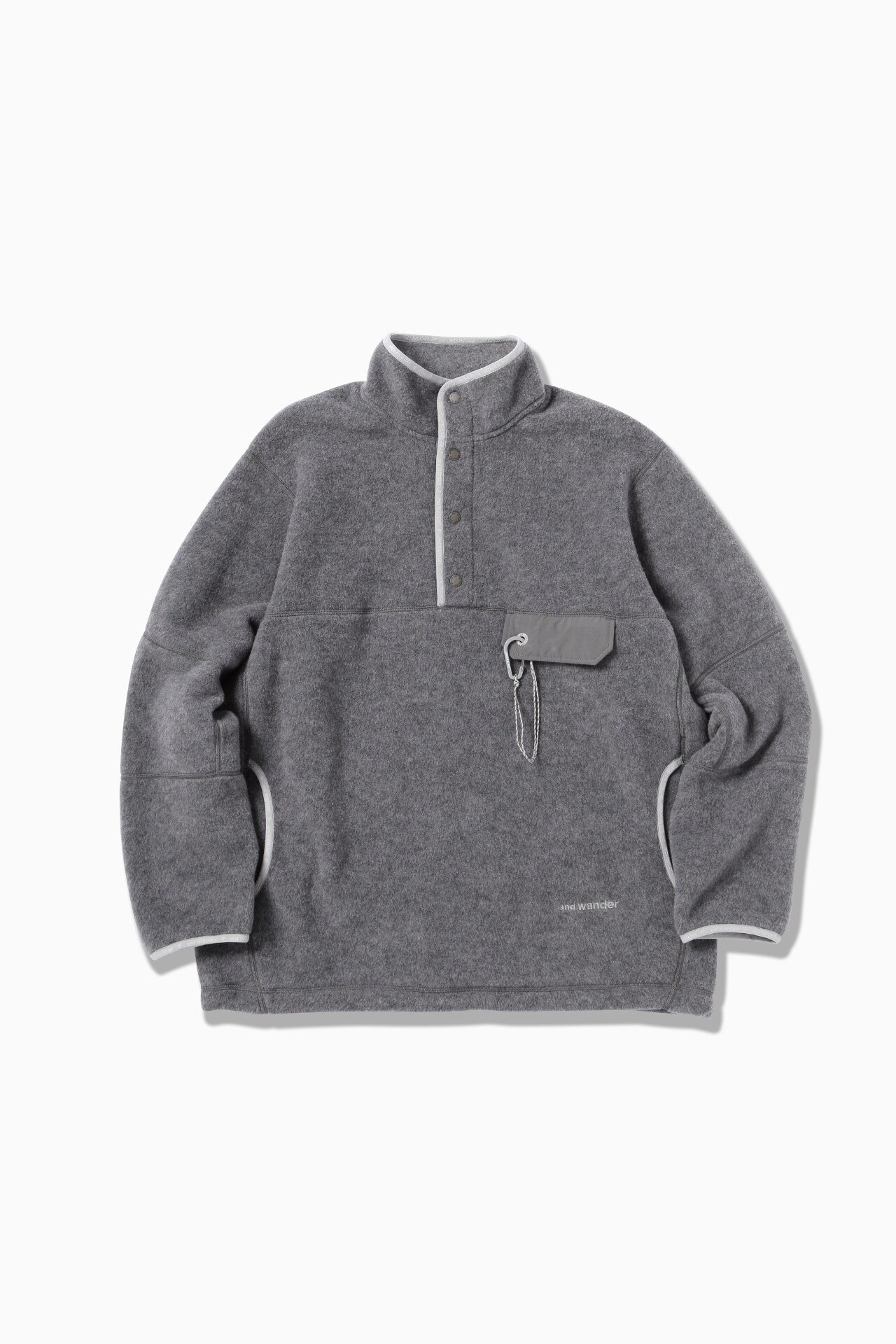 【アンドワンダー/and wander】のwool fleece pullover 人気、トレンドファッション・服の通販 founy(ファニー) 　ファッション　Fashion　レディースファッション　WOMEN　トップス・カットソー　Tops/Tshirt　プルオーバー　Pullover　リラックス　Relax　 other-1|ID: prp329100004304334 ipo3291000000029844585