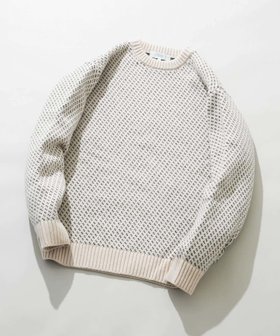 【アーバンリサーチ ロッソ/URBAN RESEARCH ROSSO / MEN】の『XLサイズあり』バーズアイ柄クルーネックニット 人気、トレンドファッション・服の通販 founy(ファニー) ファッション Fashion メンズファッション MEN インナー Inner カットソー Cut And Sew クラシカル Classical スラックス Slacks デニム Denim フィット Fit ベーシック Basic A/W・秋冬 Aw・Autumn/Winter・Fw・Fall-Winter 冬 Winter 2024年 2024 2024-2025秋冬・A/W Aw/Autumn/Winter/Fw/Fall/2024-2025 |ID:prp329100004304577