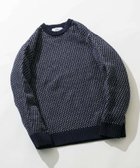 【アーバンリサーチ ロッソ/URBAN RESEARCH ROSSO / MEN】の『XLサイズあり』バーズアイ柄クルーネックニット 人気、トレンドファッション・服の通販 founy(ファニー) ファッション Fashion メンズファッション MEN インナー Inner カットソー Cut And Sew クラシカル Classical スラックス Slacks デニム Denim フィット Fit ベーシック Basic A/W・秋冬 Aw・Autumn/Winter・Fw・Fall-Winter 冬 Winter 2024年 2024 2024-2025秋冬・A/W Aw/Autumn/Winter/Fw/Fall/2024-2025 thumbnail NAVY|ID: prp329100004304577 ipo3291000000030111475