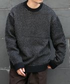 【アーバンリサーチ ロッソ/URBAN RESEARCH ROSSO / MEN】の『XLサイズあり』バーズアイ柄クルーネックニット 人気、トレンドファッション・服の通販 founy(ファニー) ファッション Fashion メンズファッション MEN インナー Inner カットソー Cut And Sew クラシカル Classical スラックス Slacks デニム Denim フィット Fit ベーシック Basic A/W・秋冬 Aw・Autumn/Winter・Fw・Fall-Winter 冬 Winter 2024年 2024 2024-2025秋冬・A/W Aw/Autumn/Winter/Fw/Fall/2024-2025 thumbnail BLACK|ID: prp329100004304577 ipo3291000000030111477